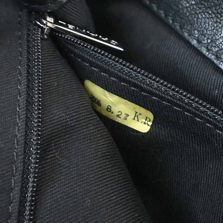 Chanel Black Calfskin Shoulder Bag