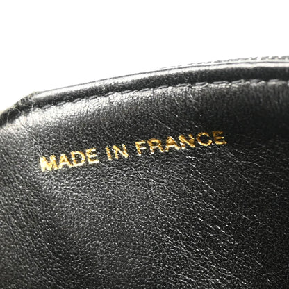 Chanel 1997-1999 Black Denim Medium Classic Double Flap Shoulder Bag