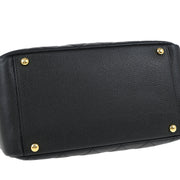 Chanel Black Caviar Petite Timeless Tote PTT Chain Handbag