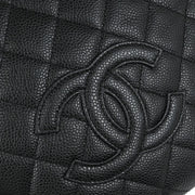 Chanel Black Caviar Petite Timeless Tote PTT Chain Handbag