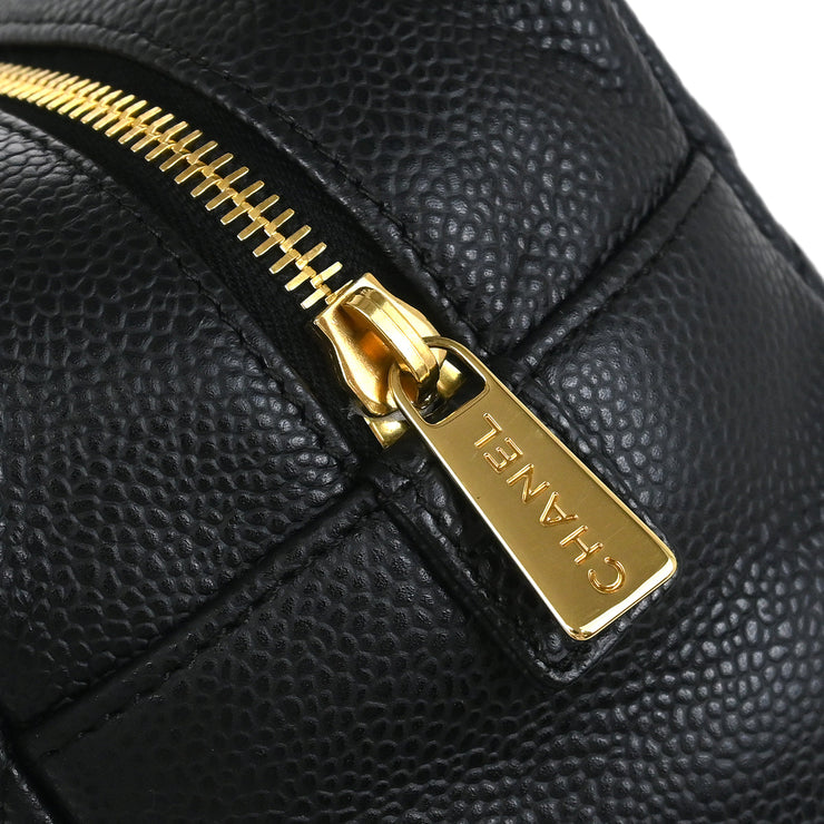 Chanel Black Caviar Petite Timeless Tote PTT Chain Handbag