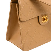 Chanel Beige Caviar Shoulder Bag