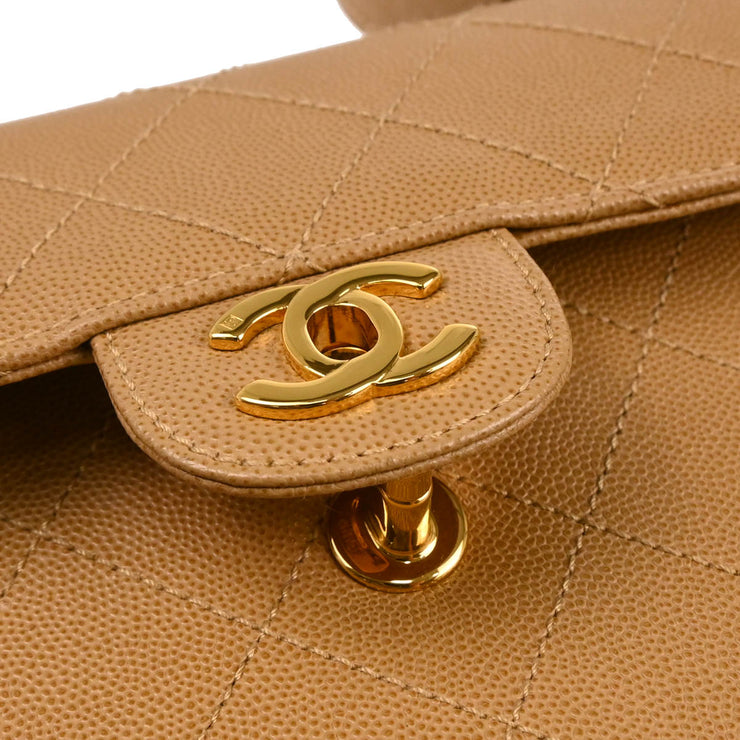 Chanel Beige Caviar Shoulder Bag