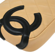 Chanel Beige Calfskin Cambon Ligne Handbag