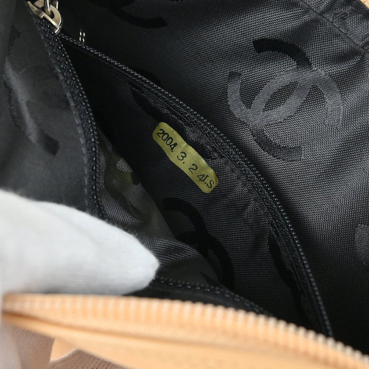 Chanel Beige Calfskin Cambon Ligne Handbag