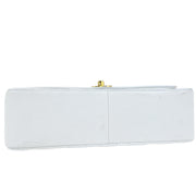 Chanel * White Lambskin Medium Diana Shoulder Bag