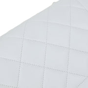Chanel * White Lambskin Medium Diana Shoulder Bag