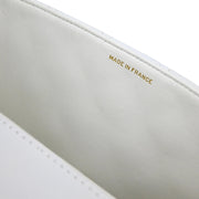 Chanel * White Lambskin Medium Diana Shoulder Bag