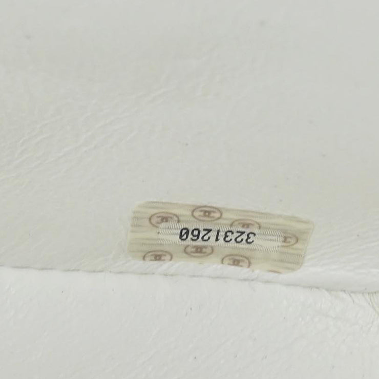 Chanel * White Lambskin Medium Diana Shoulder Bag