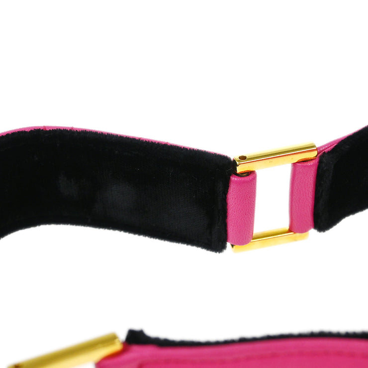 Chanel * Pink Lambskin Velvet Handbag
