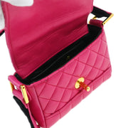 Chanel * Pink Lambskin Velvet Handbag
