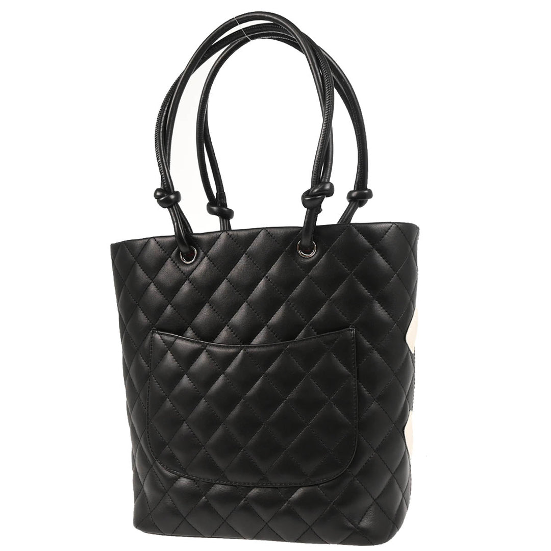 CHANEL(シャネル) / トートバッグ/レザー/BLK/カンボンライン/角