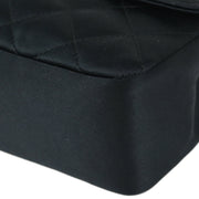Chanel Black Satin Shoulder Bag