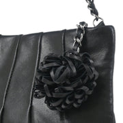 Chanel Black Lambskin Chain Handbag