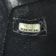 Chanel Black Lambskin East West Choco Bar Shoulder Bag