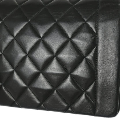 Chanel 1994-1996 Black Lambskin Medium Diana Shoulder Bag
