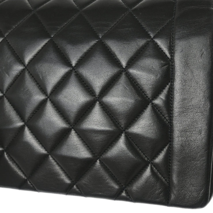 Chanel Black Lambskin Medium Diana Shoulder Bag
