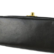 Chanel Black Lambskin Small Diana Shoulder Bag