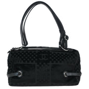 Chanel Black Velvet Handbag