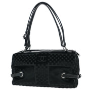 Chanel Black Velvet Handbag