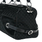 Chanel Black Velvet Handbag