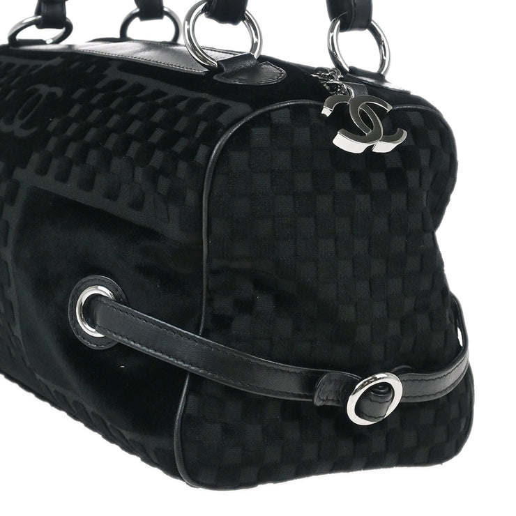Chanel Black Velvet Handbag