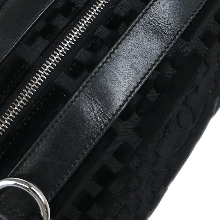 Chanel Black Velvet Handbag