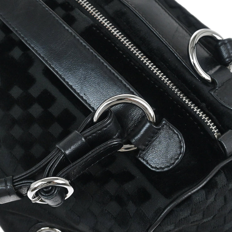 Chanel Black Velvet Handbag