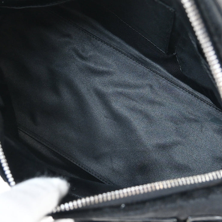 Chanel Black Velvet Handbag