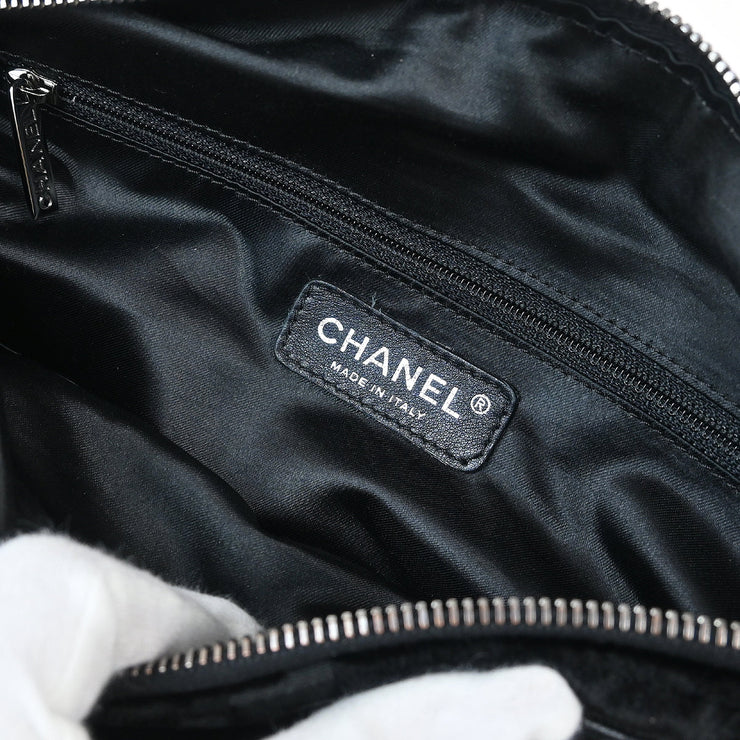 Chanel Black Velvet Handbag