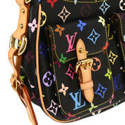 Louis Vuitton Black Monogram Multicolor Lodge PM Handbag M40054