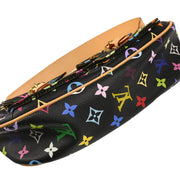 Louis Vuitton Black Monogram Multicolor Lodge PM Handbag M40054