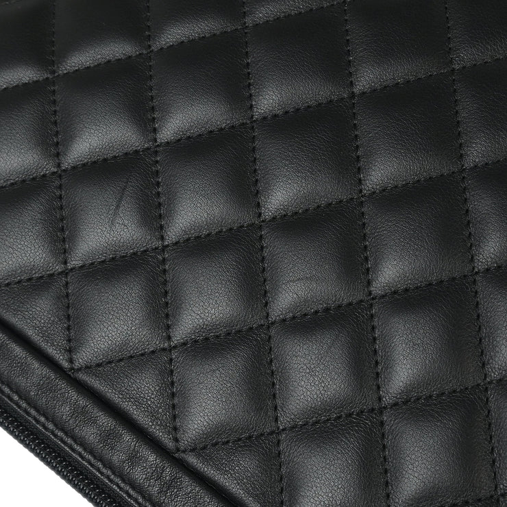 Chanel Black Calfskin Cambon Ligne Shoulder Bag