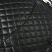Chanel Black Calfskin Cambon Ligne Shoulder Bag