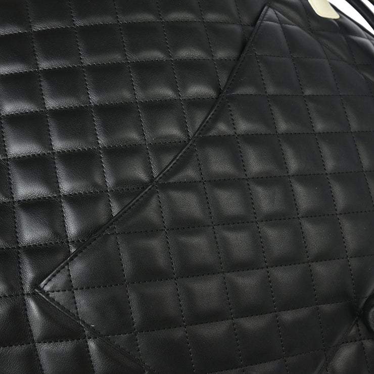 Chanel Black Calfskin Cambon Ligne Shoulder Bag