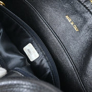 Chanel Black Caviar Triple CC Camera Bag Small