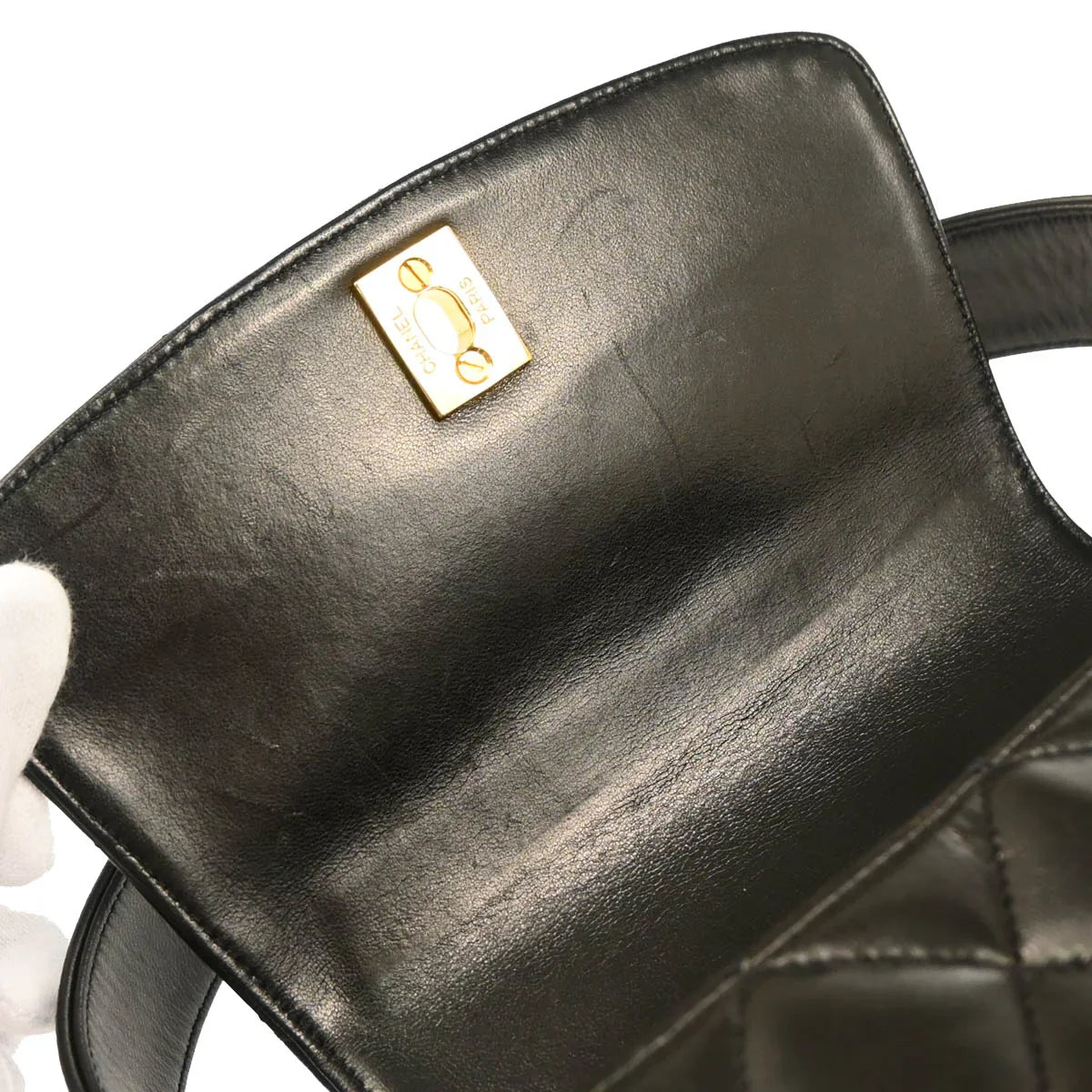 Chanel Black Lambskin Handbag