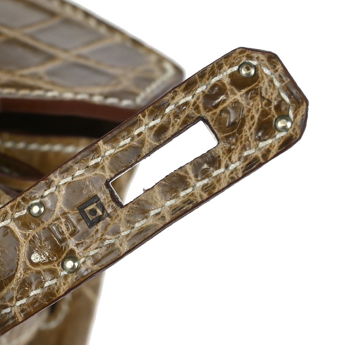 Hermes * 2011 Ficelle Niloticus Crocodile Birkin 30 Handbag