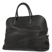 Hermes Black Taurillon Clemence Bolide 45 Handbag