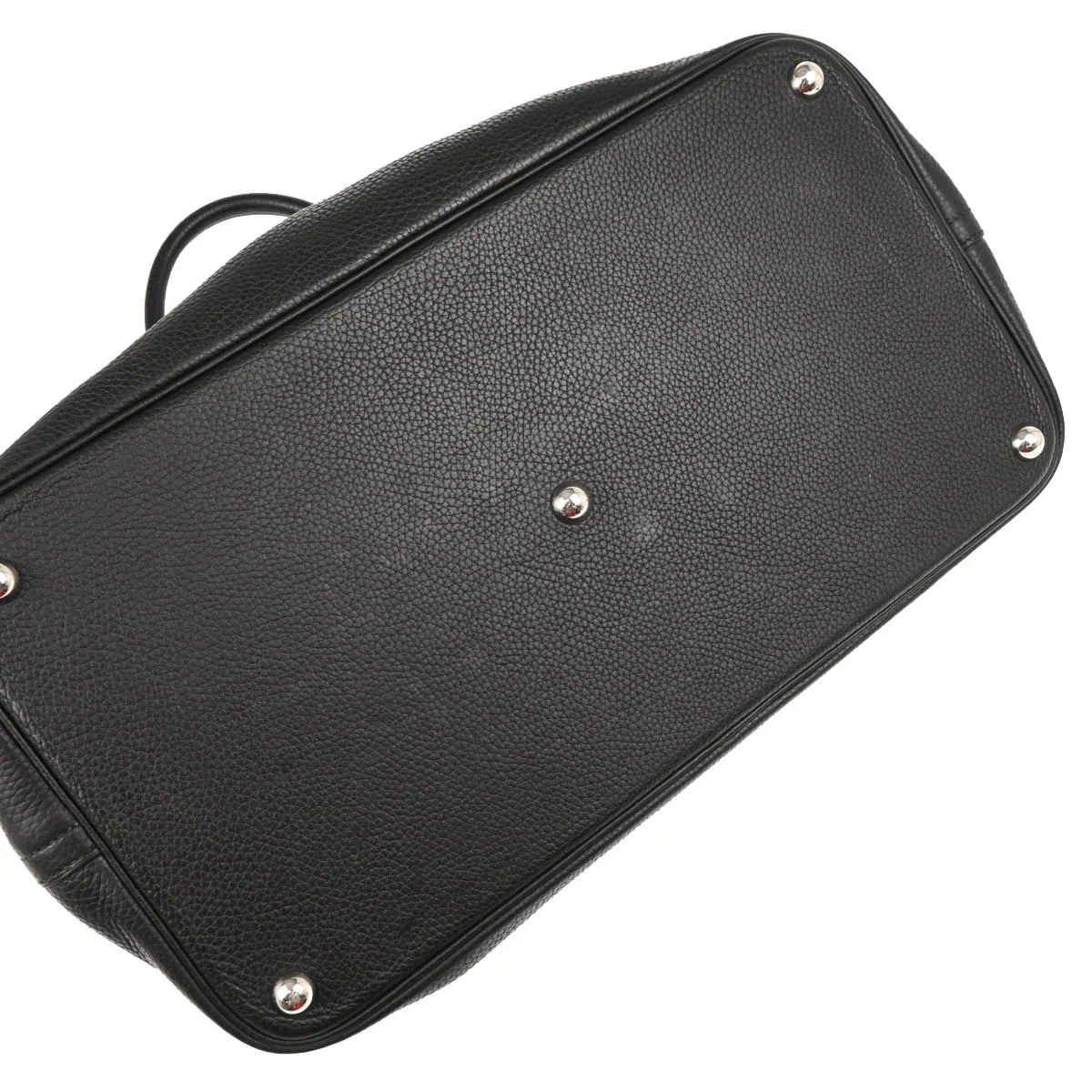 Hermes 2004 Black Taurillon Clemence Bolide 45 Handbag