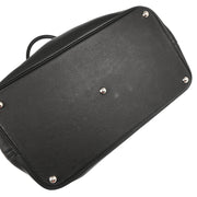 Hermes Black Taurillon Clemence Bolide 45 Handbag
