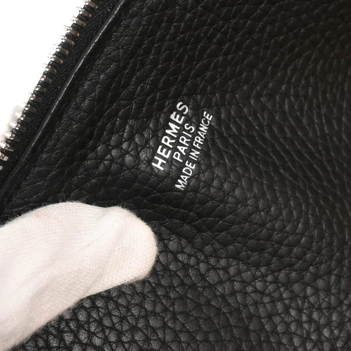 Hermes 2004 Black Taurillon Clemence Bolide 45 Handbag