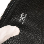 Hermes Black Taurillon Clemence Bolide 45 Handbag