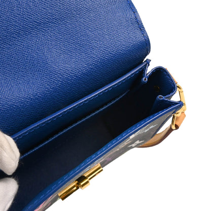 Louis Vuitton 2012 Black Multicolor Heart Breaker Shoulder Bag M40659