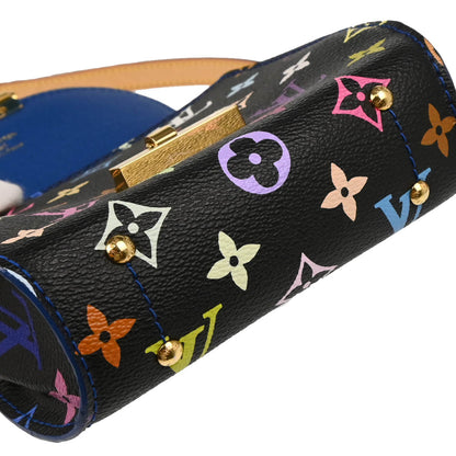 Louis Vuitton 2012 Black Multicolor Heart Breaker Shoulder Bag M40659