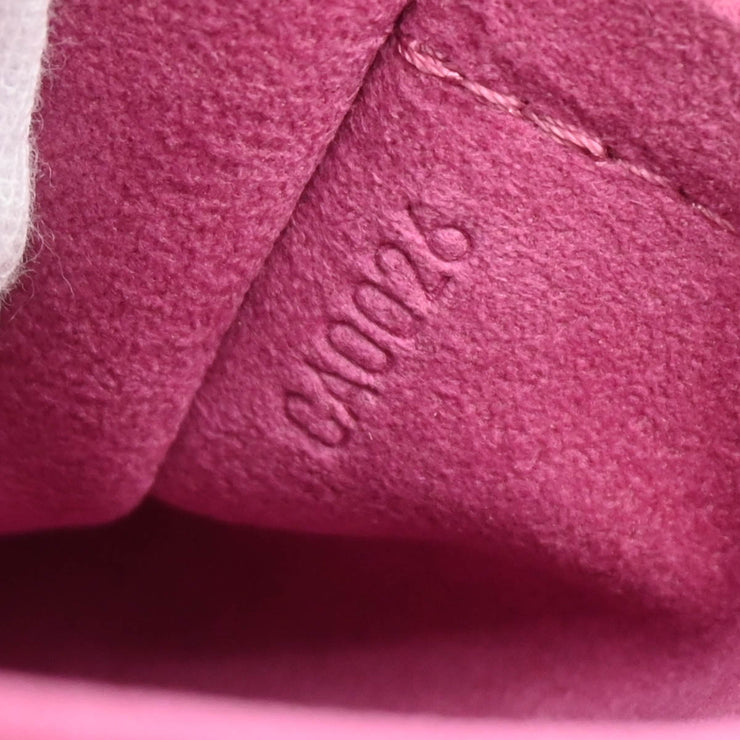 Louis Vuitton Pink Monogram Denim Mini Pleaty Handbag M95216