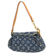 Louis Vuitton Blue Monogram Denim Mini Pleaty Handbag M95050