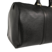 Louis Vuitton Black Epi Keepall 50 Travel Handbag M42962