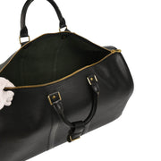 Louis Vuitton Black Epi Keepall 50 Travel Handbag M42962