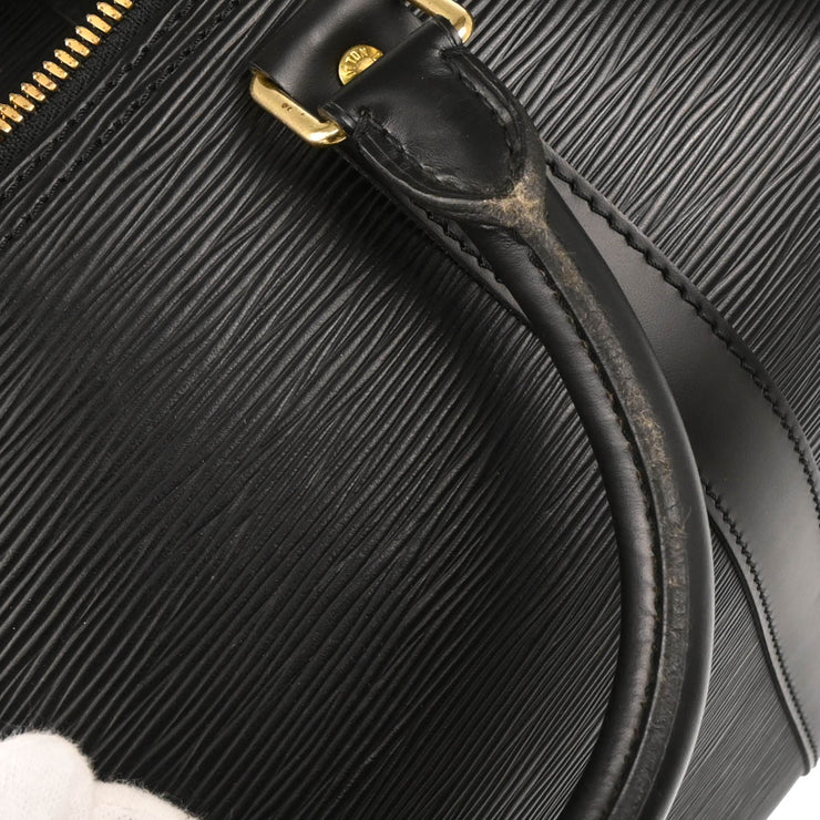 Louis Vuitton Black Epi Keepall 50 Travel Handbag M42962